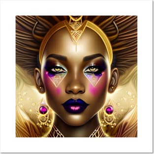 Futuristic Black Queen Posters and Art